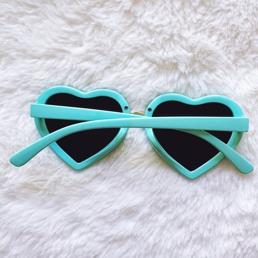 Pixie Green Girl Heart-shape Sunglasses - Picture 11 of 11